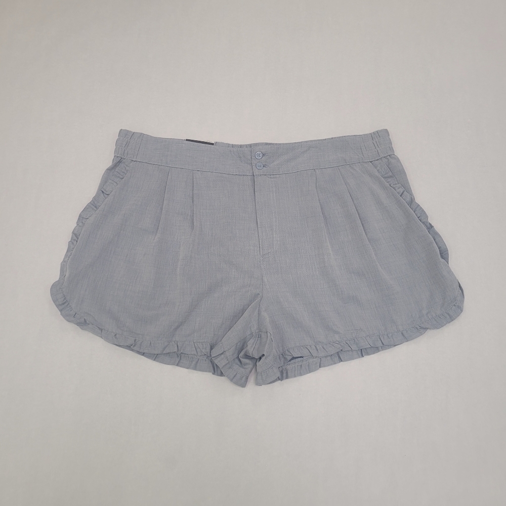 Who What Wear Ruffle Edge High Rise Shorts - Picture 8 of 9